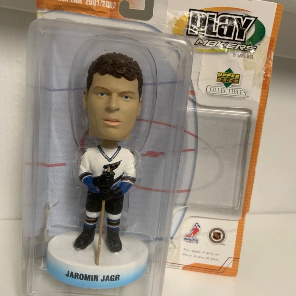 Jaromir Jagr Bobblehead Upper Deck Playmakers Washington Capitals Missing Card